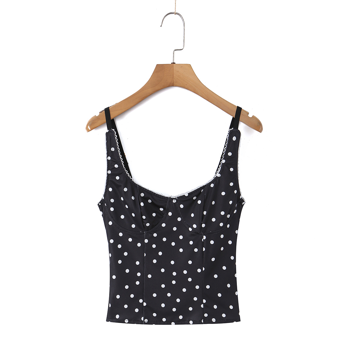 Siyah Puantiyeli Korse Atlet B - Cami Top Lace incelemesi ve fiyatı