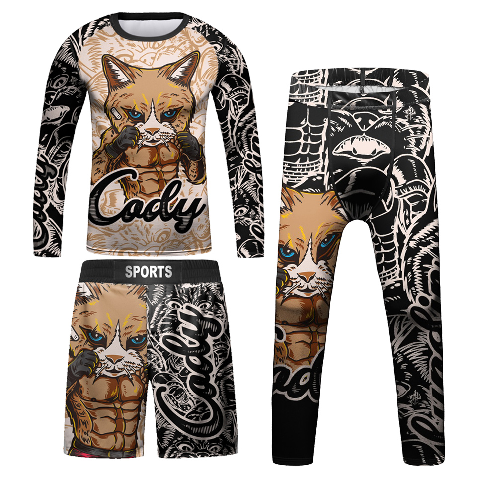 Çocuklar Bjj Rashguard Jiu T-s - Boyshort Underwear incelemesi ve fiyatı